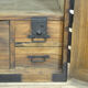 Japanese Meiji-period Choba Tansu chest with hand-forged iron fittings, circa 1880