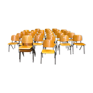 Lot de 30 chaises d'école