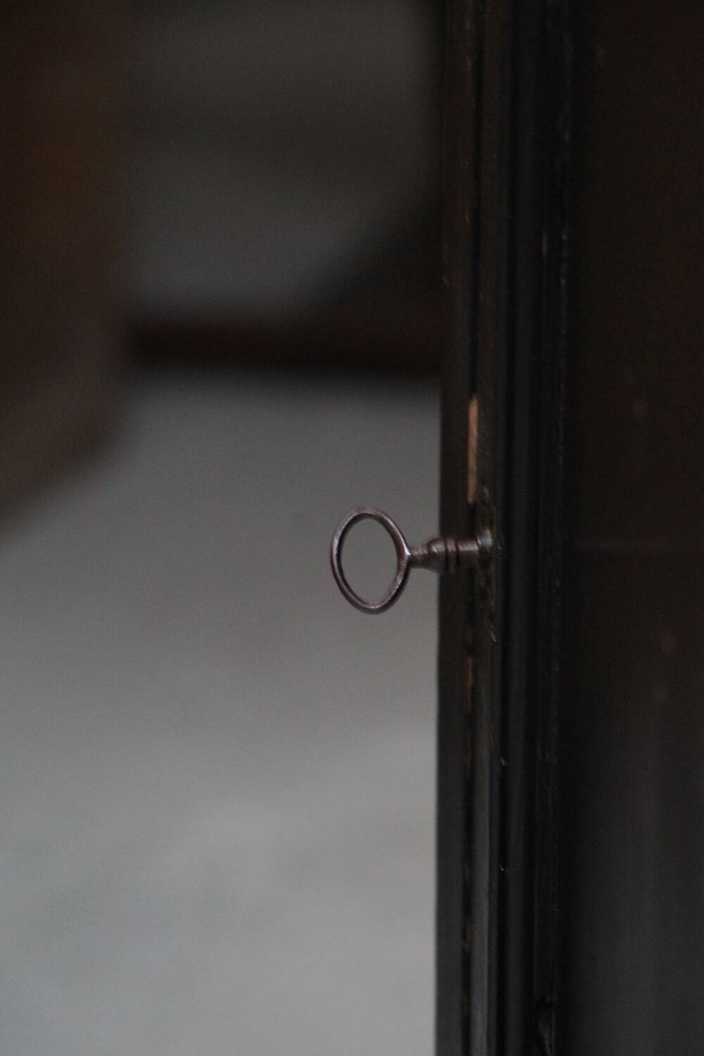 Blackened wood jam maker sideboard 19th Parisian style