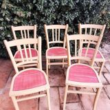 Set of 5 bistro chairs