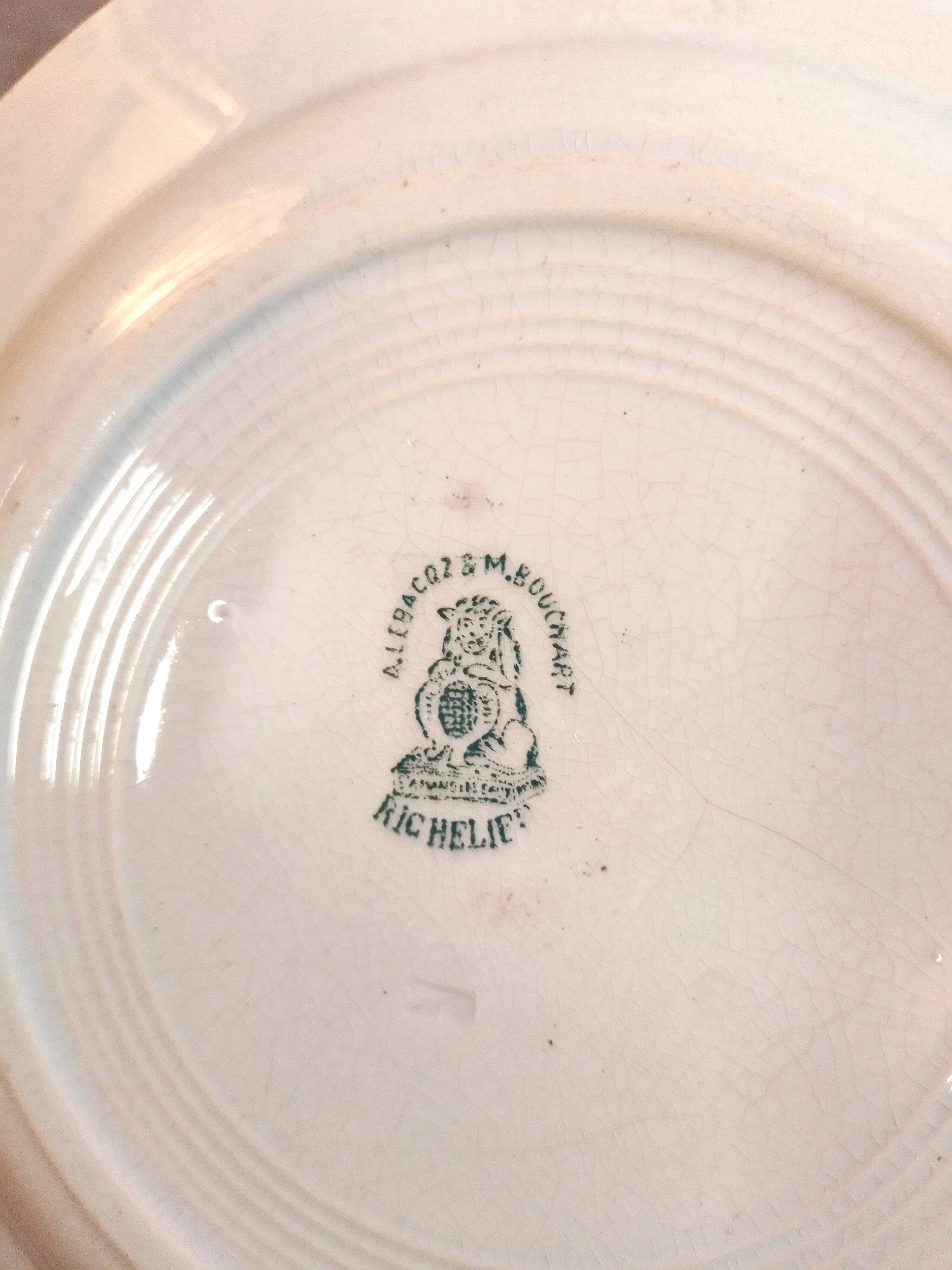 Iron earth plates from the early 20th century