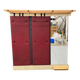 Vintage Wall-Mounted Hallway Panel with Hooks, Mirror & Shelf, 1960s