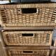 Rattan chest of drawers 3 drawers