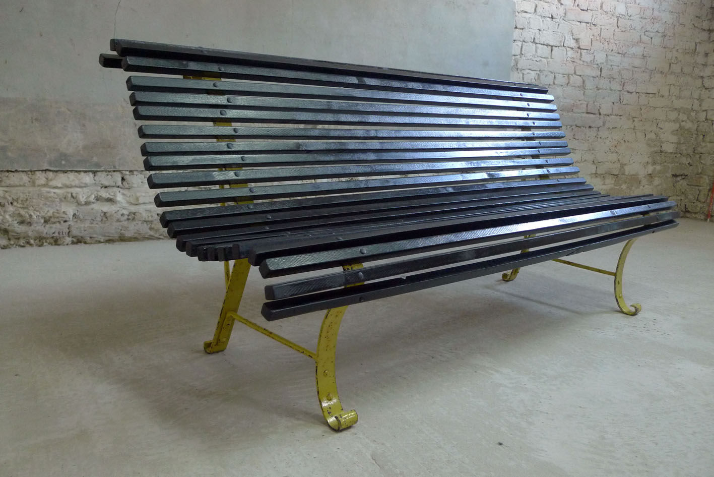 Ancient garden bench