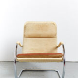 Anton Lorenz Bauhaus Cantilever D35 + Ottoman E35 for Tecta