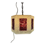Scandinavian perplex granite chandelier Roland Konst vintage 70