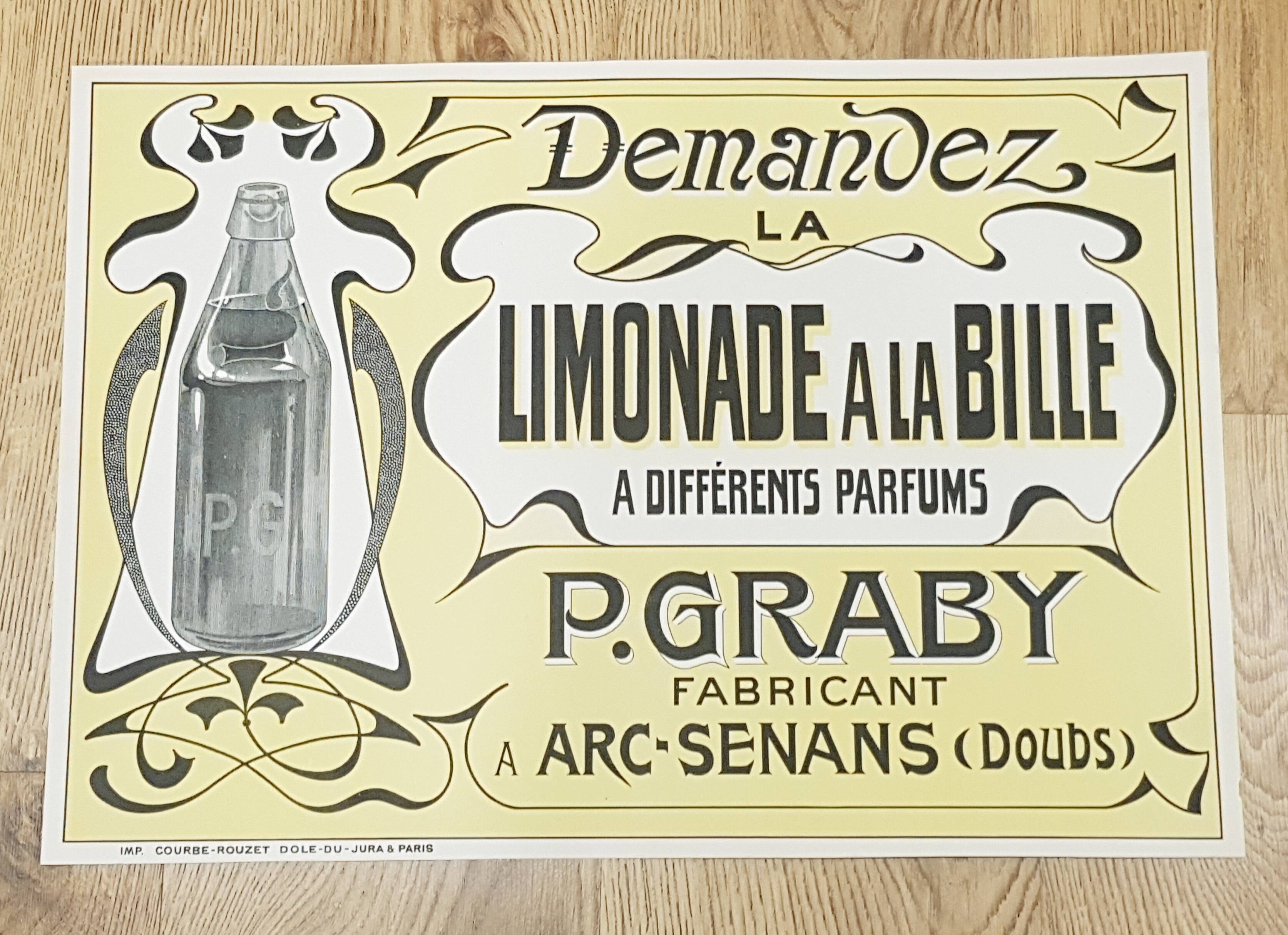 Vintage leminade advertising poster