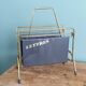 Modernist letter holder mail holder magazine rack style Jacques Adnet