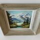 Oil Painting on Panel Vintage Signed CLAUDE SARGUE Landscape 2
