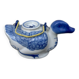 Chinese blue duck teapot