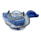 Théière chinoise canard bleue