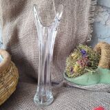 Vase soliflore en cristal transparent