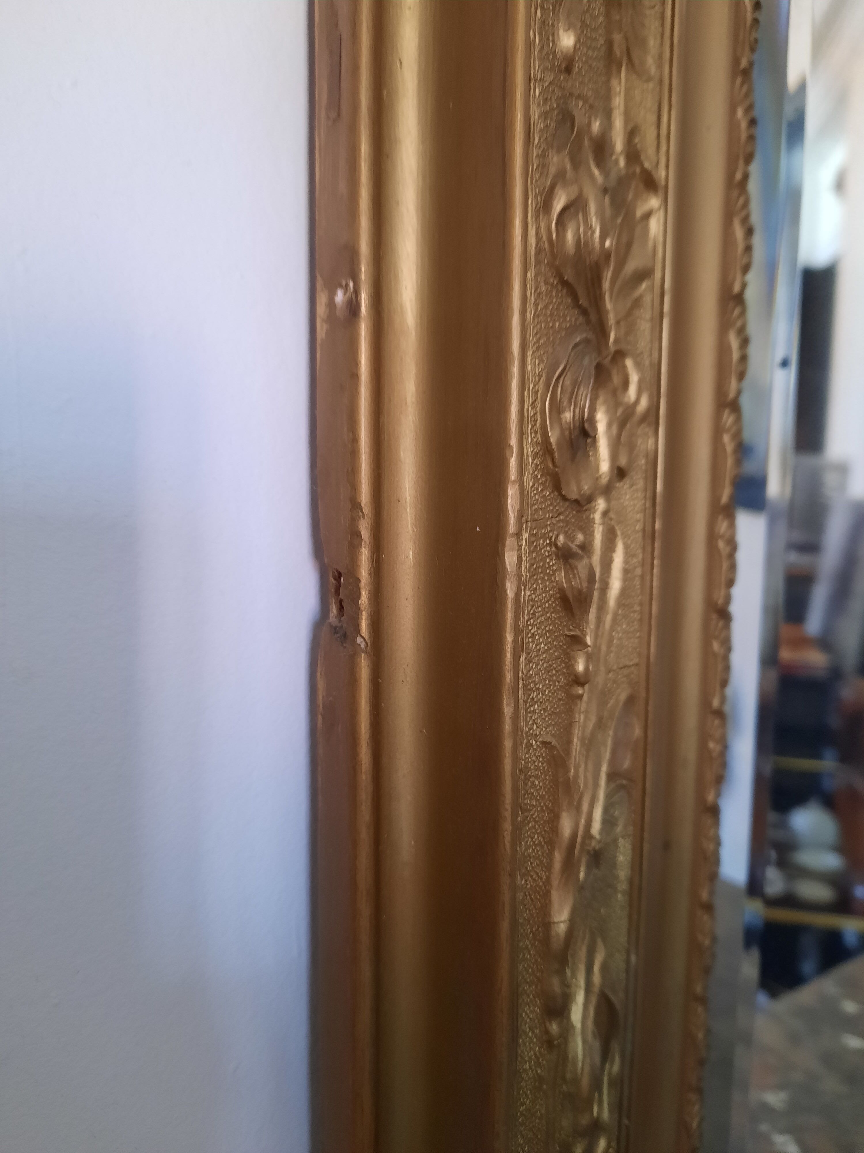 Golden mirror   77x120cm