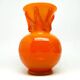 Vase, moderne du milieu du siècle, en verre, conçu par J. Słuczan-Orkusz, Pologne, années 1970