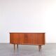 Mid-Century Danish Teak Tambour Sideboard, 1960s