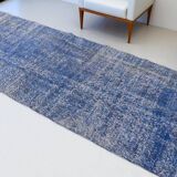 Blue Oushak Runner Rug sku1059