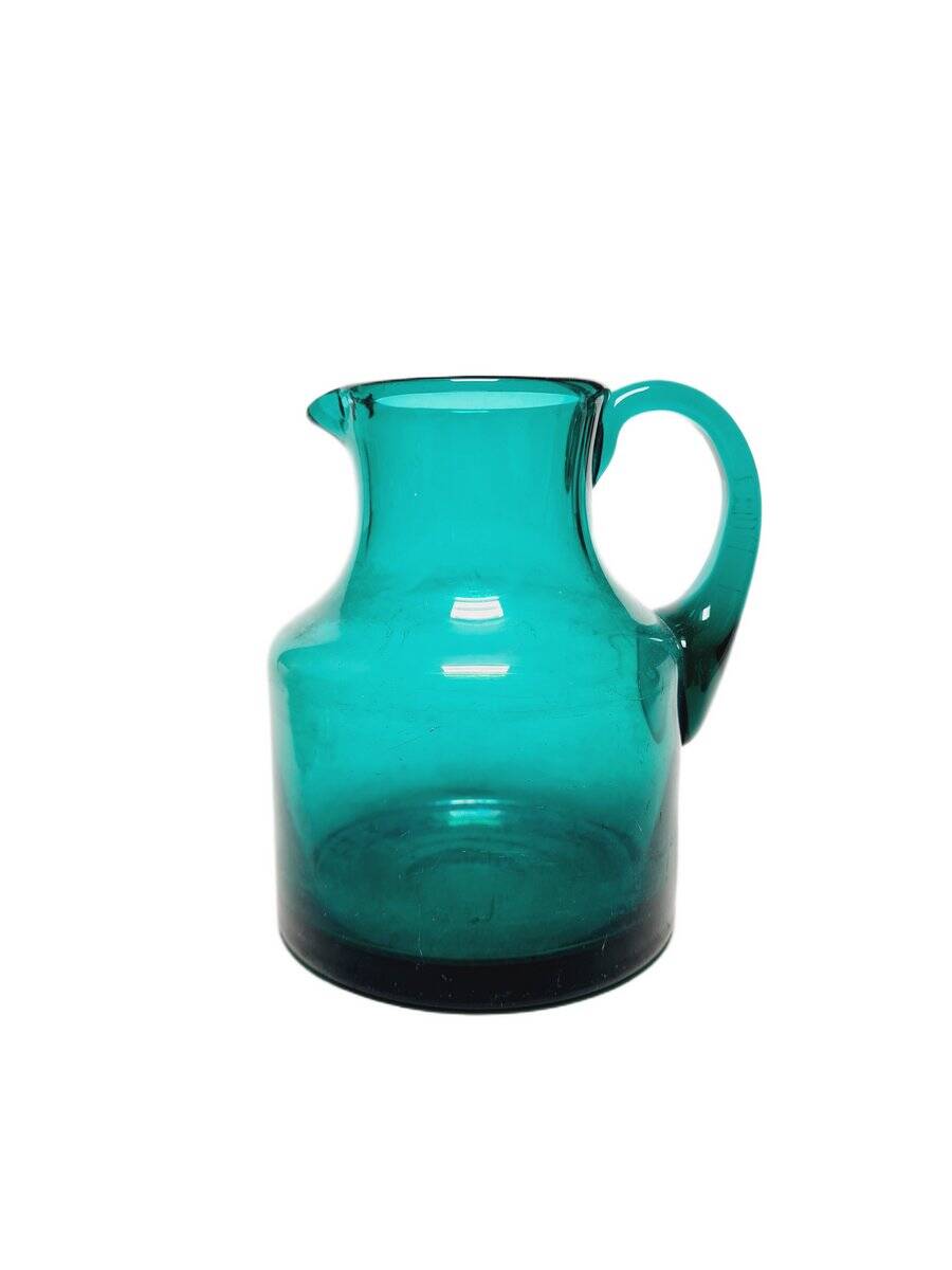 Postmodern Polish jug by Zbigniew Horbowy for Sudety Glassworks, 1970s
