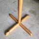 Porte manteau 1960 moderniste vintage en sapin 7 b