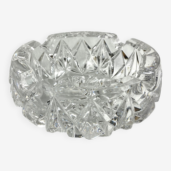 Solid crystal ashtray