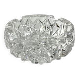 Solid crystal ashtray