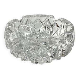 Solid crystal ashtray