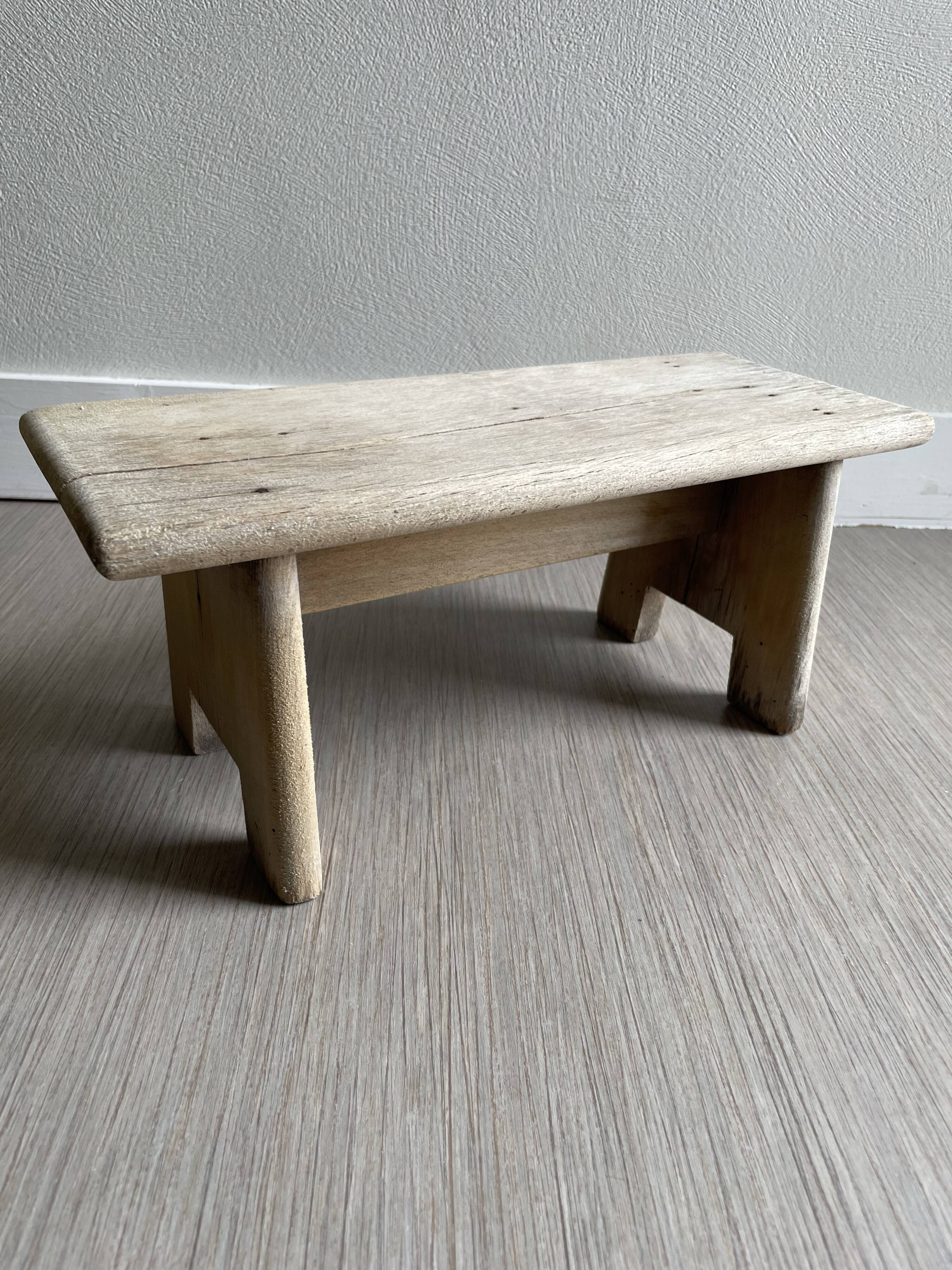 Tabouret banc bois