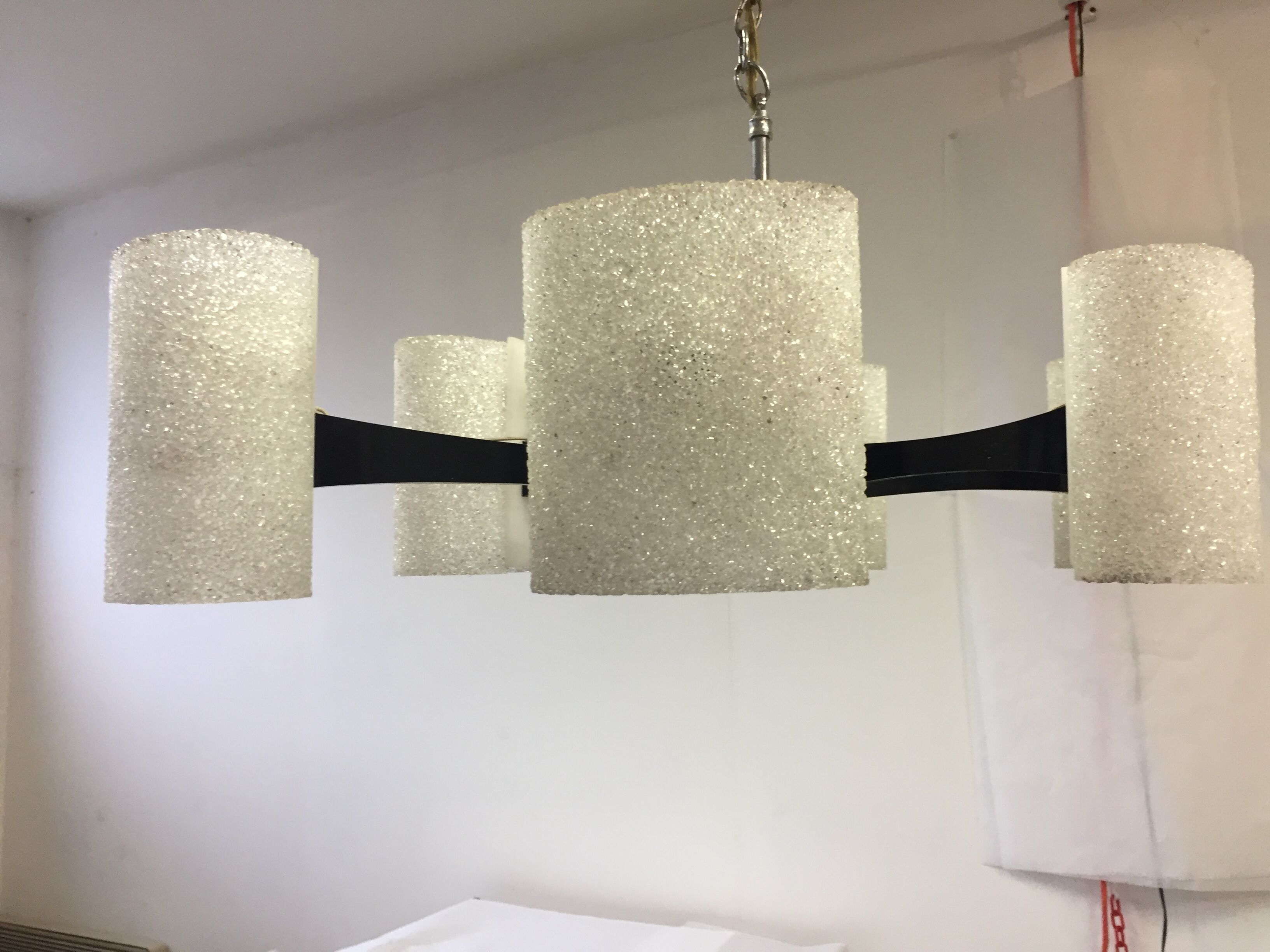 Lustre vintage billes de plastique