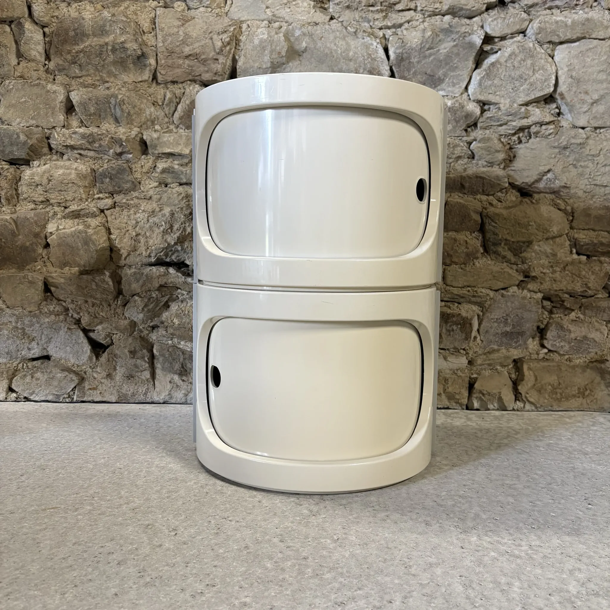 Pair of bedside tables attributed to Marc Held for Prisunic, 1970.