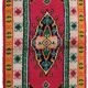 Tapis vintage français Savonnerie en laine – 90 x 176 cm – Années 1960