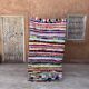 Colorful Boucherouite Moroccan rug - 100 x 183 cm