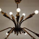 Mid-century copper chandelier, 1950s