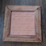 70s earthenware tile trivet