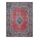 1970s Vintage Persian Handmade Wool Red Oversized Area Rug  295x385