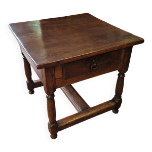 Table en chêne, début - xixe