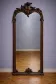 Large antique carved wooden mirror – Louis XV style – late 19th century