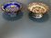 Pair of footed bowls in Canton enamel – China – floral decoration – F