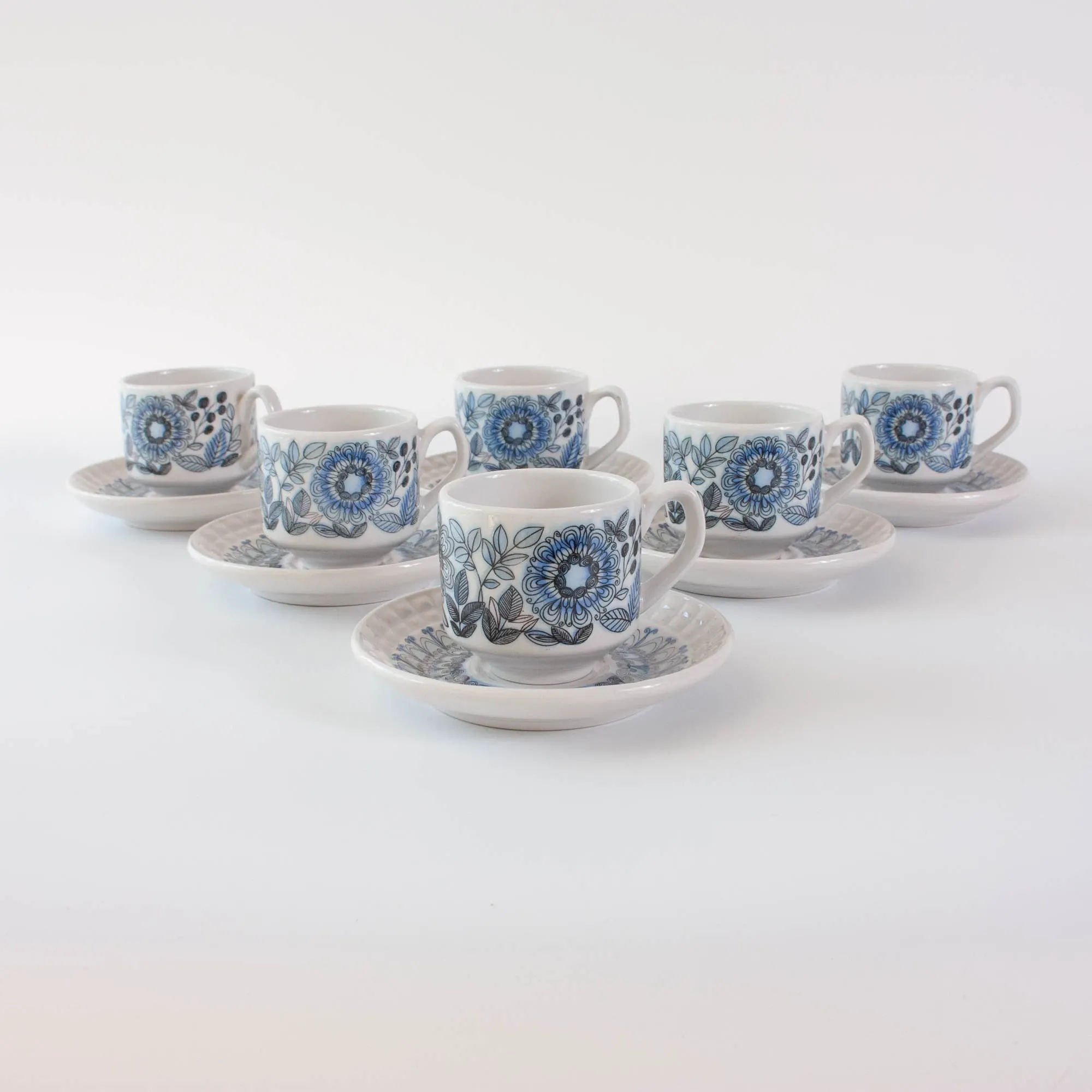 Vintage 1970s Raul da Bernarda Tea Set from Alcobaça, Portugal