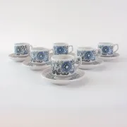 Vintage 1970s Raul da Bernarda Tea Set from Alcobaça, Portugal