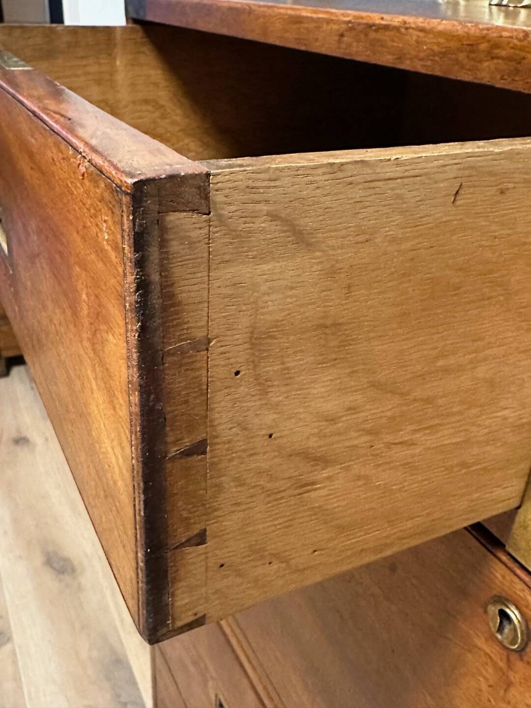 Antique military campaign chest