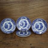 6 assiettes plate Royal Sphinx Cambridge Holland
