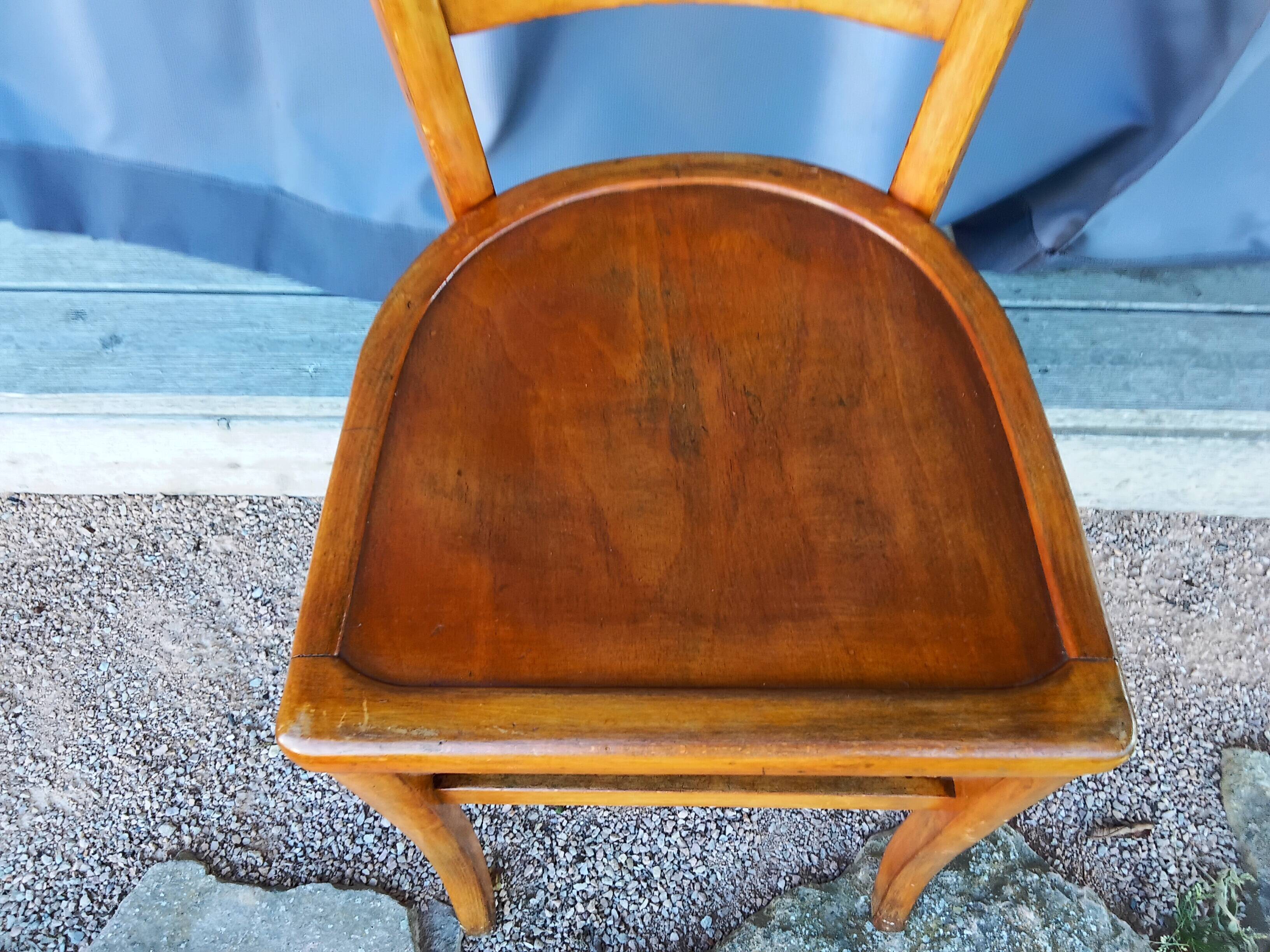 Duo of bistro chairs