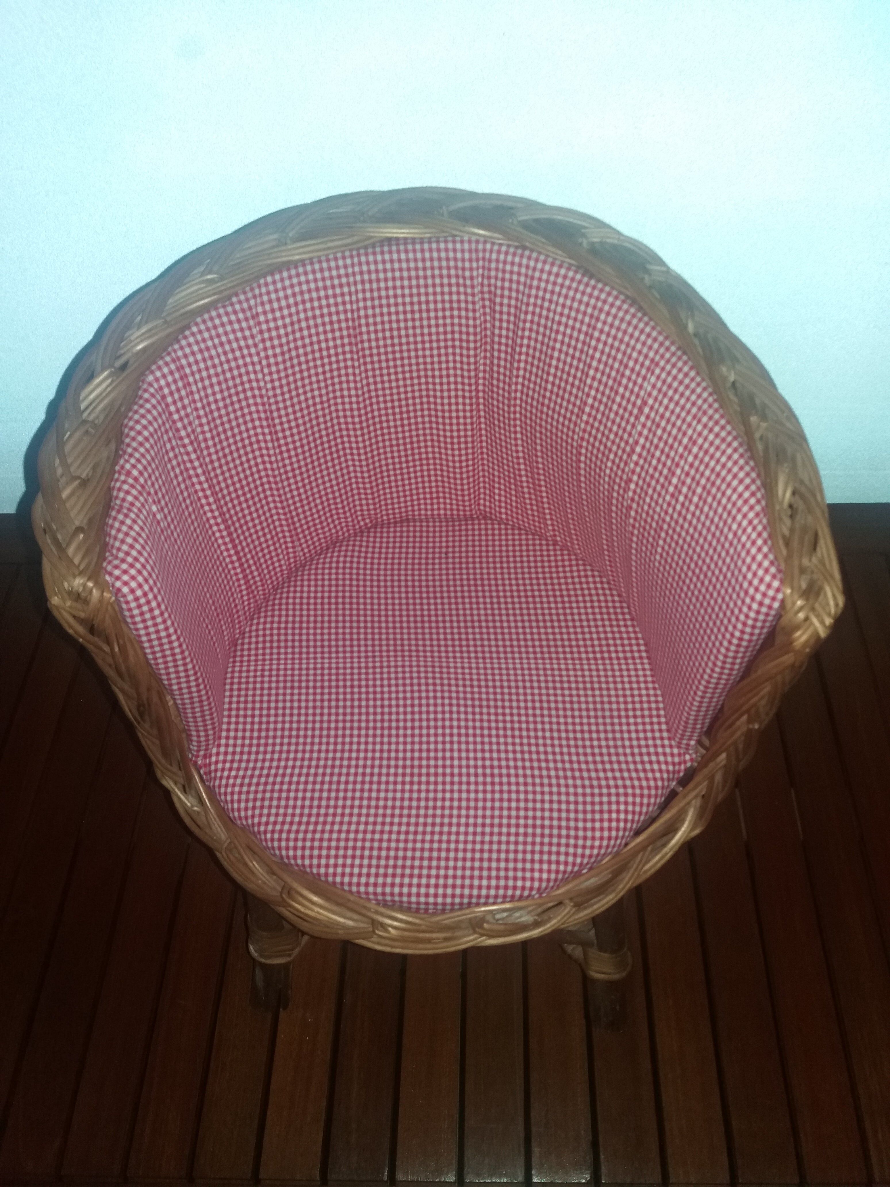 Rattan and wicker child chair