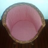 Fauteuil enfant rotin et osier