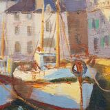 "le port de quiberon" (bretagne)  par michel pablo