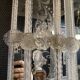 Barovier & Toso Murano, mirror with engraved borders, early 20th century.