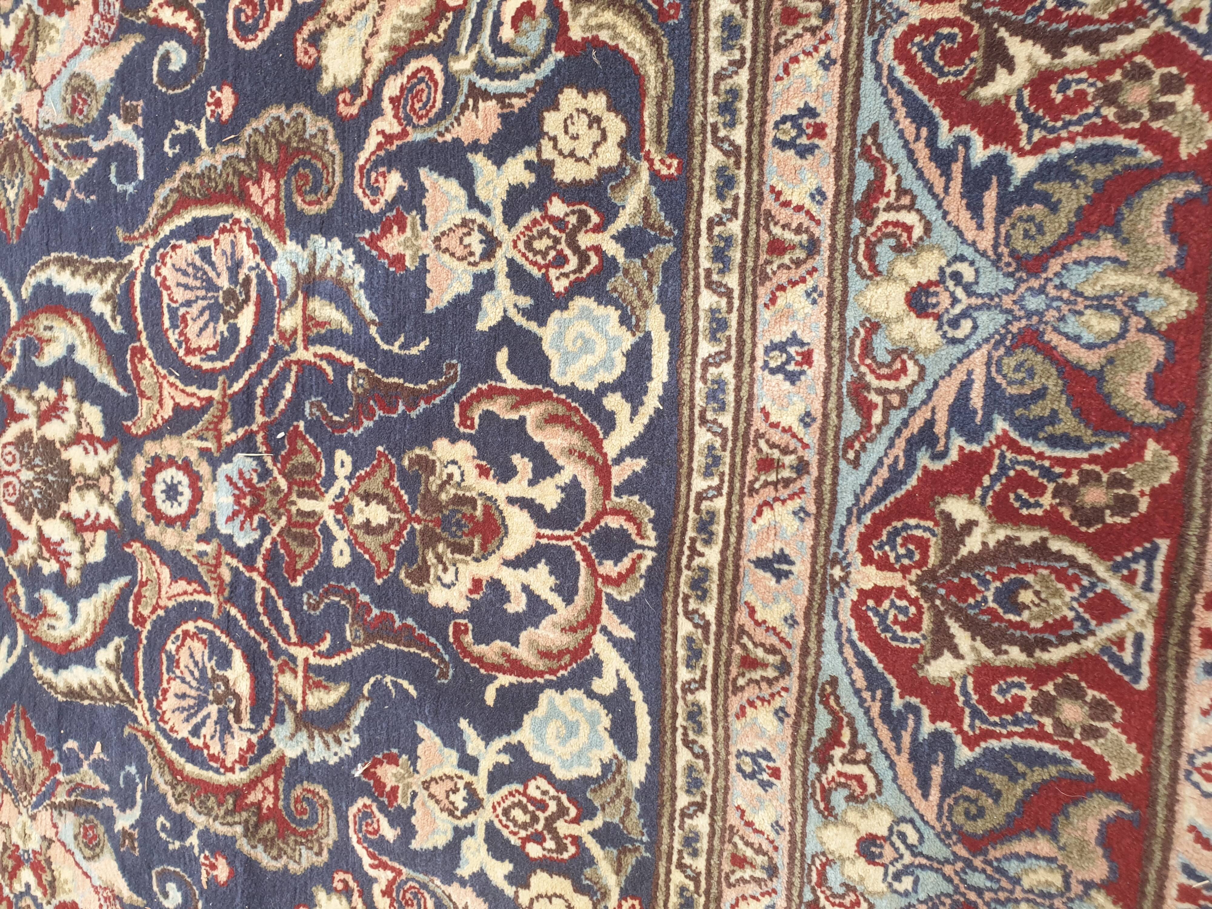 Persian silk wool rug