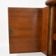 Art Deco desk in solid walnut and burl veneer, 1930s.