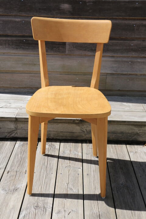 2 chairs 1950 light beech