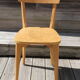 2 chaises 1950 hêtre clair