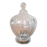 Bonbonnière en verre forme cintrée